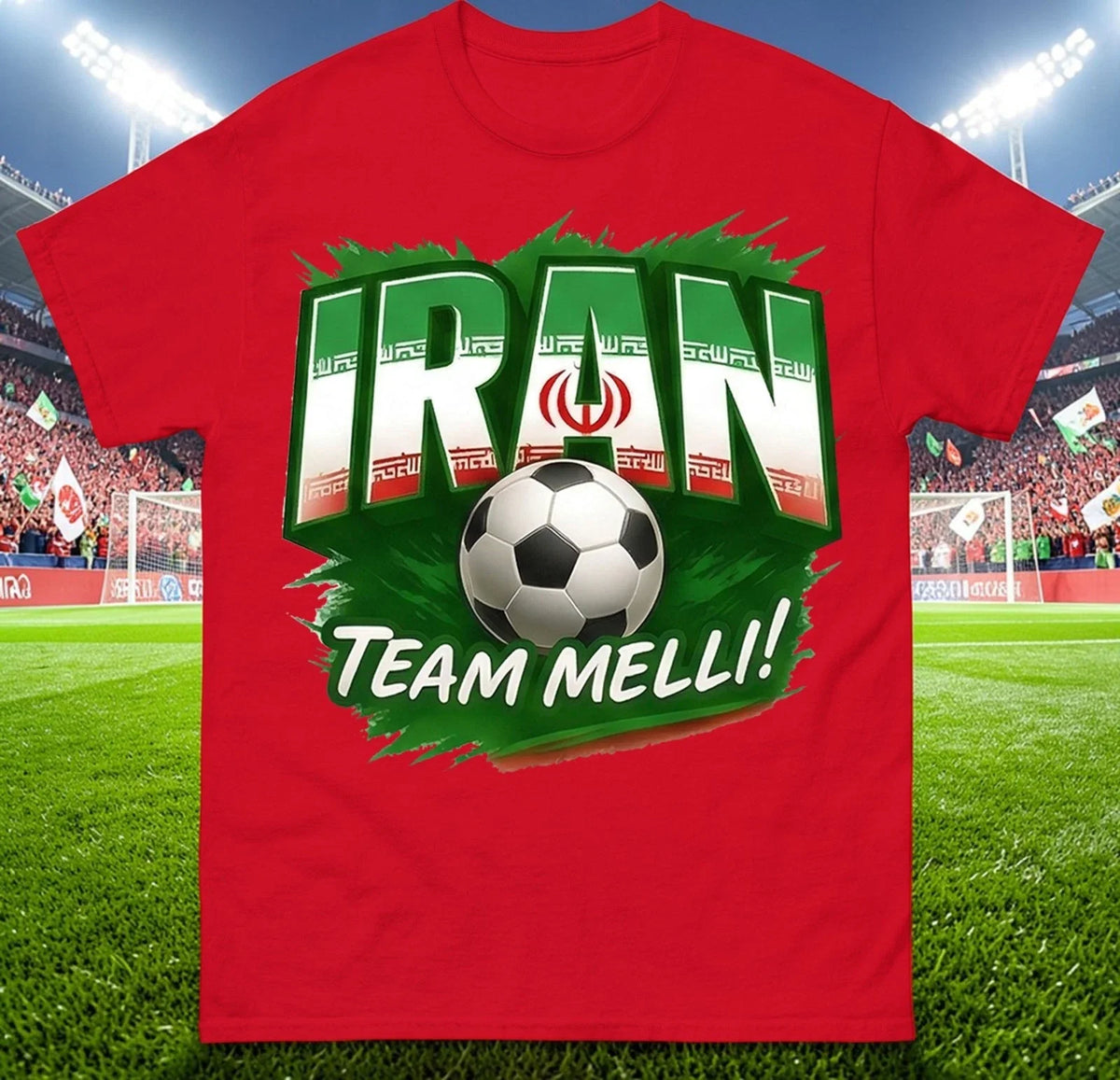 Iran Team Melli , Iran Retro World Cup T Shirt, Iran football Tee Shirt Unisex