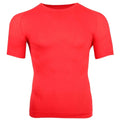 diadora Act Crew Neck Short Sleeve Athletic Mens Red Casual Tops 173441- Unisex