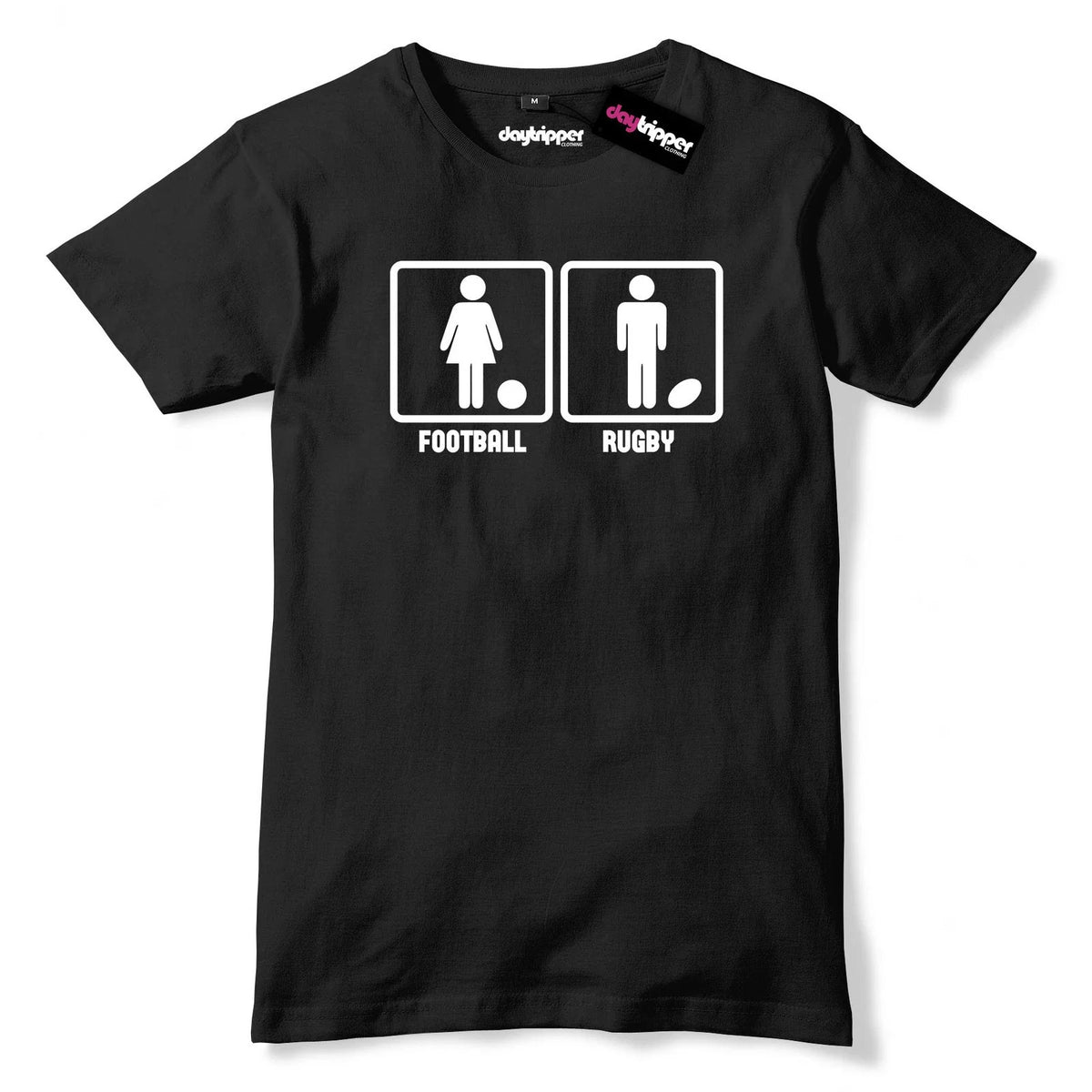 Football Is For Girls Funny Rugby Mens Premium Funny Slogan Soccer Unisex