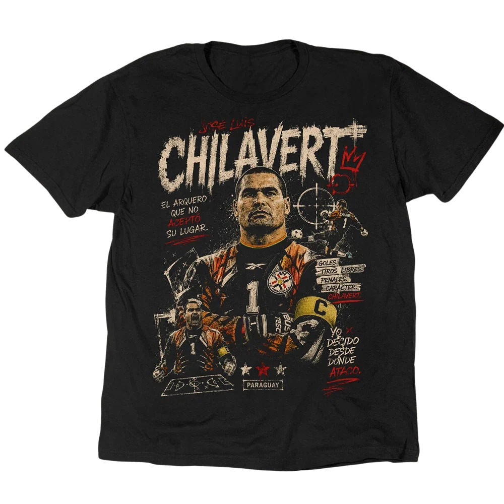 Vintage José Luis Chilavert Unisex Tee S-5XL Unisex