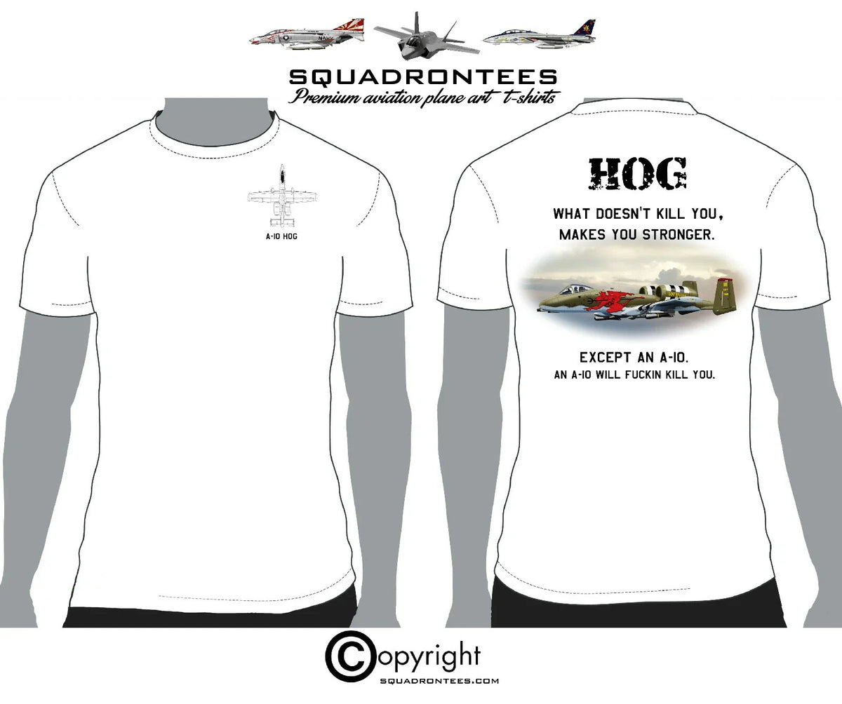 A-10 Hog - Premium Plane Art Squadron Unisex
