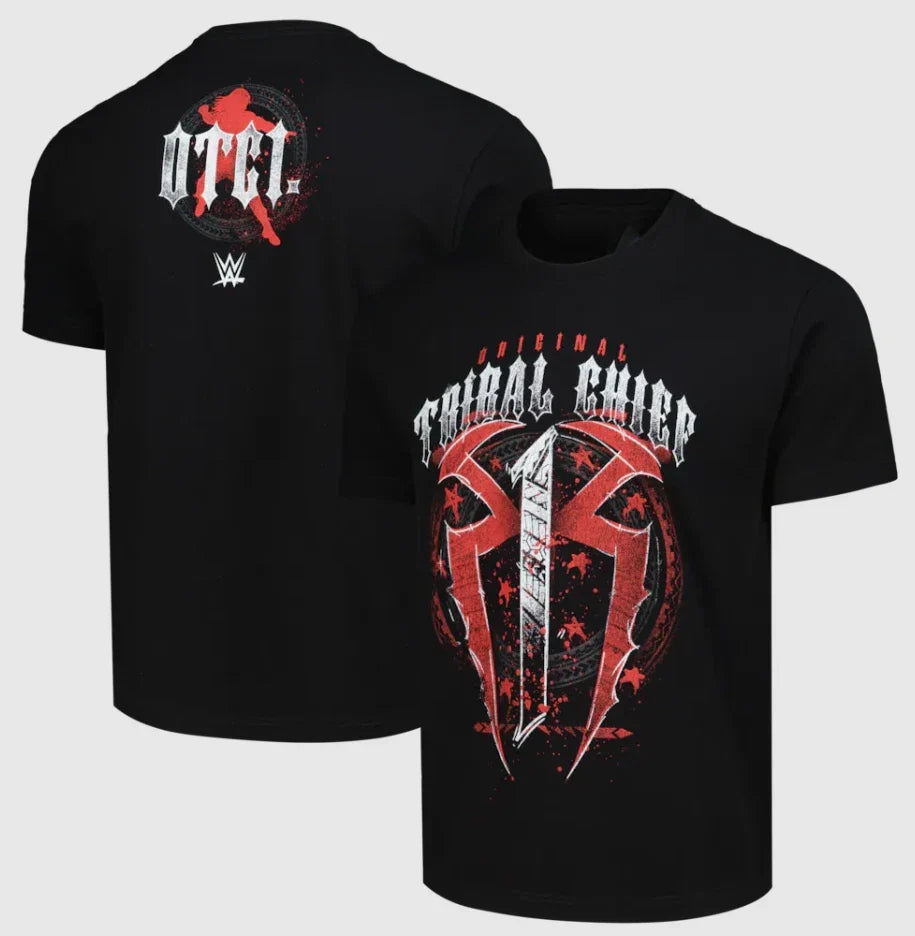 Black Roman Reigns OTC1 Tribal Chief Oversized Boxy Unisex