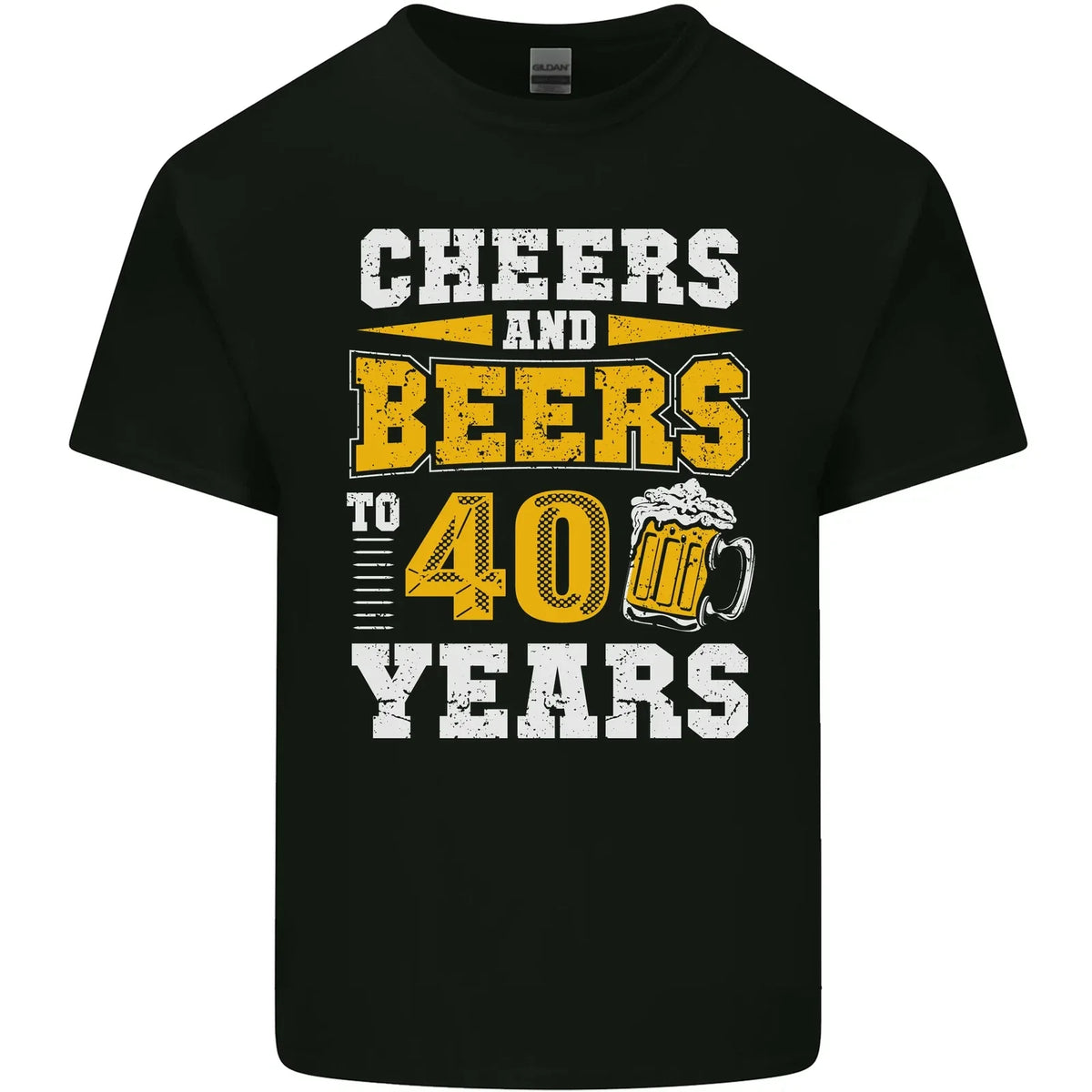 40th Birthday 40 Year Old Funny Alcohol Mens Cotton Tee Top Unisex
