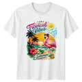 Tropical Vibes Summer Womens Flamingo Tropical Holiday Gift For Her Unisex