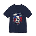 One Team One Nation Soccer Crest | Soccer Fan Tee Unisex