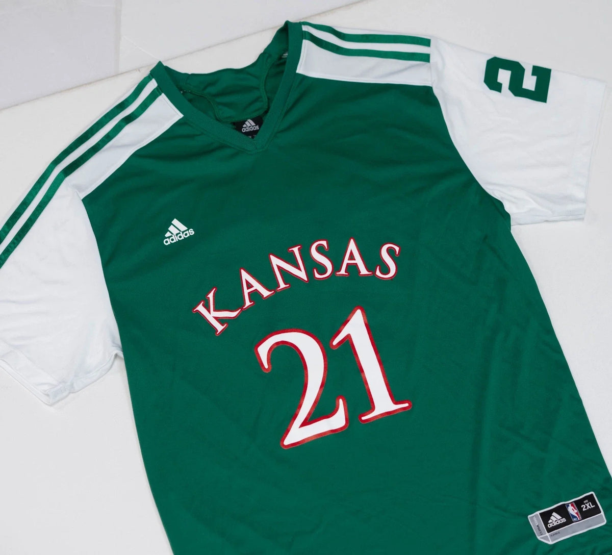 Kansas Jayhawks Soccer Jersey Shirt Men Size 2XL #20 Allen Y2K College NCAA Unisex