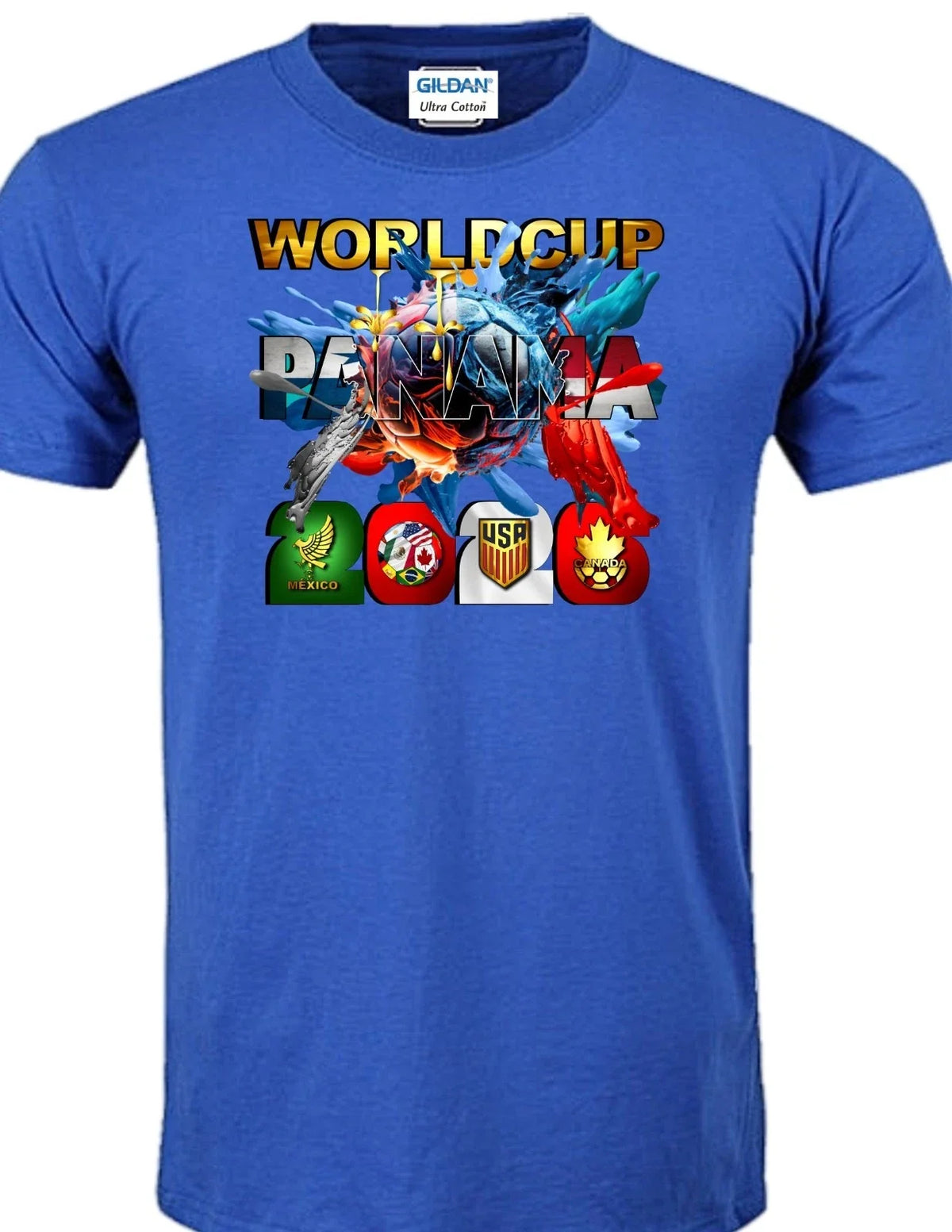 PANAMA SOCCER WORLD CUP 2026 100% COTTON 100% PRESHRUNK GILDAN Unisex