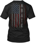 Abate Family American Flag Made in the USA Size S to 5XL Unisex