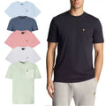 Lyle & Scott Mens Short Sleeve T Shirts Pocket Regular Fit Summer Cotton Tee NEW Unisex