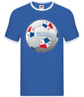 Country Football Panama Ball - Mens Ringer - Team Fan Soccer Footie Love Unisex