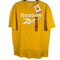 Reebok Logo Tee XL Yellow Graphic Streetwear Cotton NWT Unisex