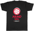 Personalised Poland 2024 Mens Football Soccer Supporter Fan Tee Gift Unisex