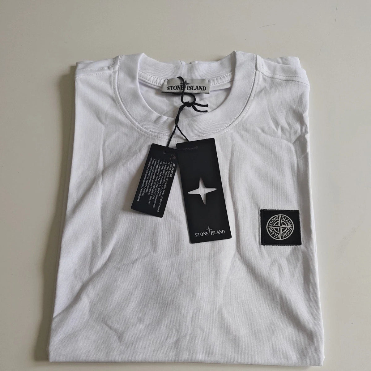 Stone Island Men's White Size L Large Unisex