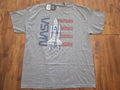 NWT Junk Food NASA MEN'S Oversized LARGE 100% Cotton Gray Graphic Tee Unisex
