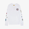 Chinatown Market Men's White Bugs Long Sleeve Shirt Rare NWT Unisex