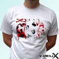 Peru football flag - white t shirt top soccer tee - mens womens kids baby Unisex