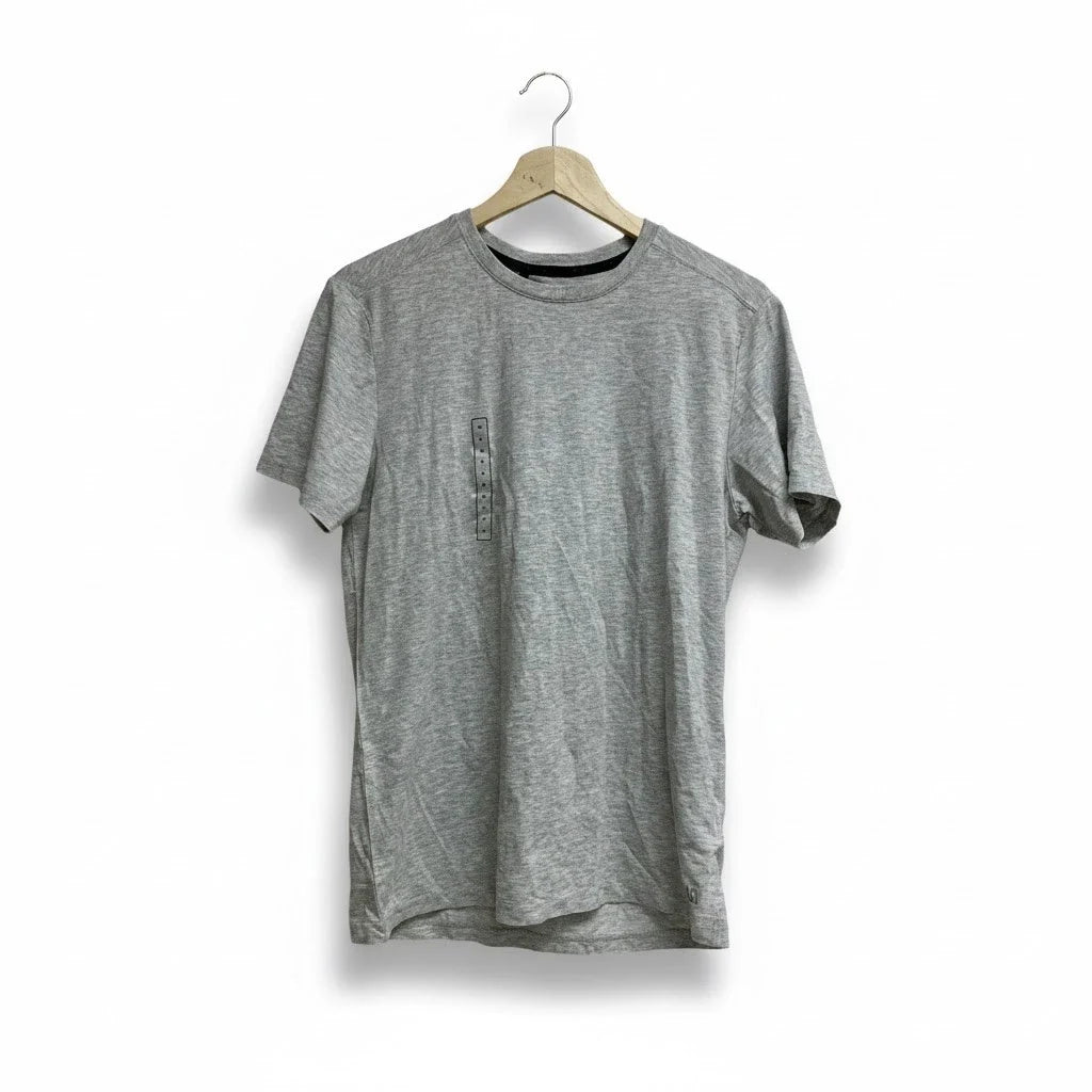 VRST MAX100328H Mens Essential Tee Light Heather Grey Short Sleeve Unisex