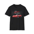 1990 Chevy Corvette – Red C4 “The Heartbeat of America” Graphic Tee Unisex