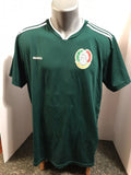 Mexico Soccer Futbol Adult Green Shirt Large Polyester Unisex