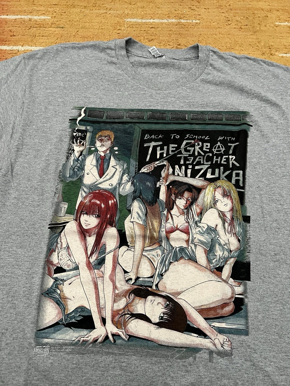 Great Teacher Onizuka Anime Rare hentai otaku Vintage Style Tshirt tee