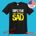 Simple Plan I Don't Wanna Be Sad Men's Black Size S-5XL Unisex