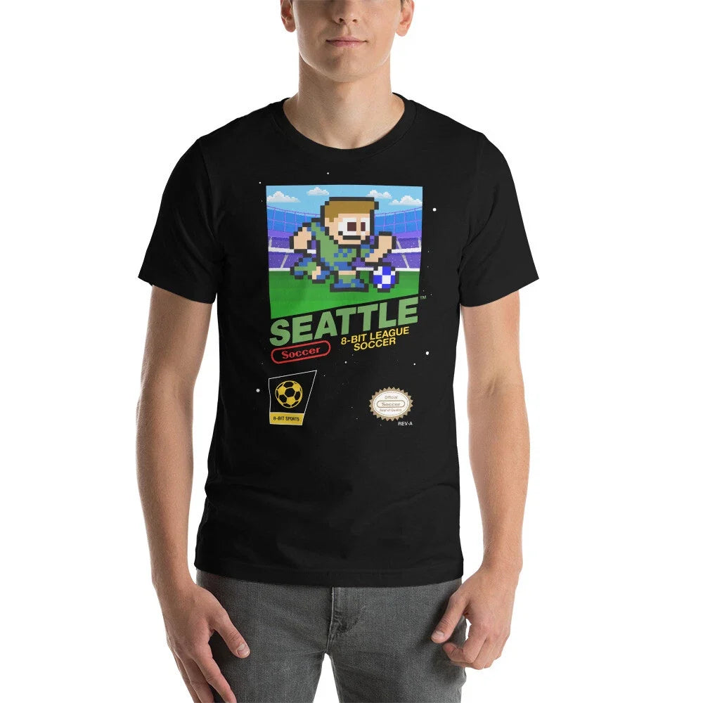 Seattle Sounders FC 8-bit Retro NES League Soccer Football Club Jersey Unisex
