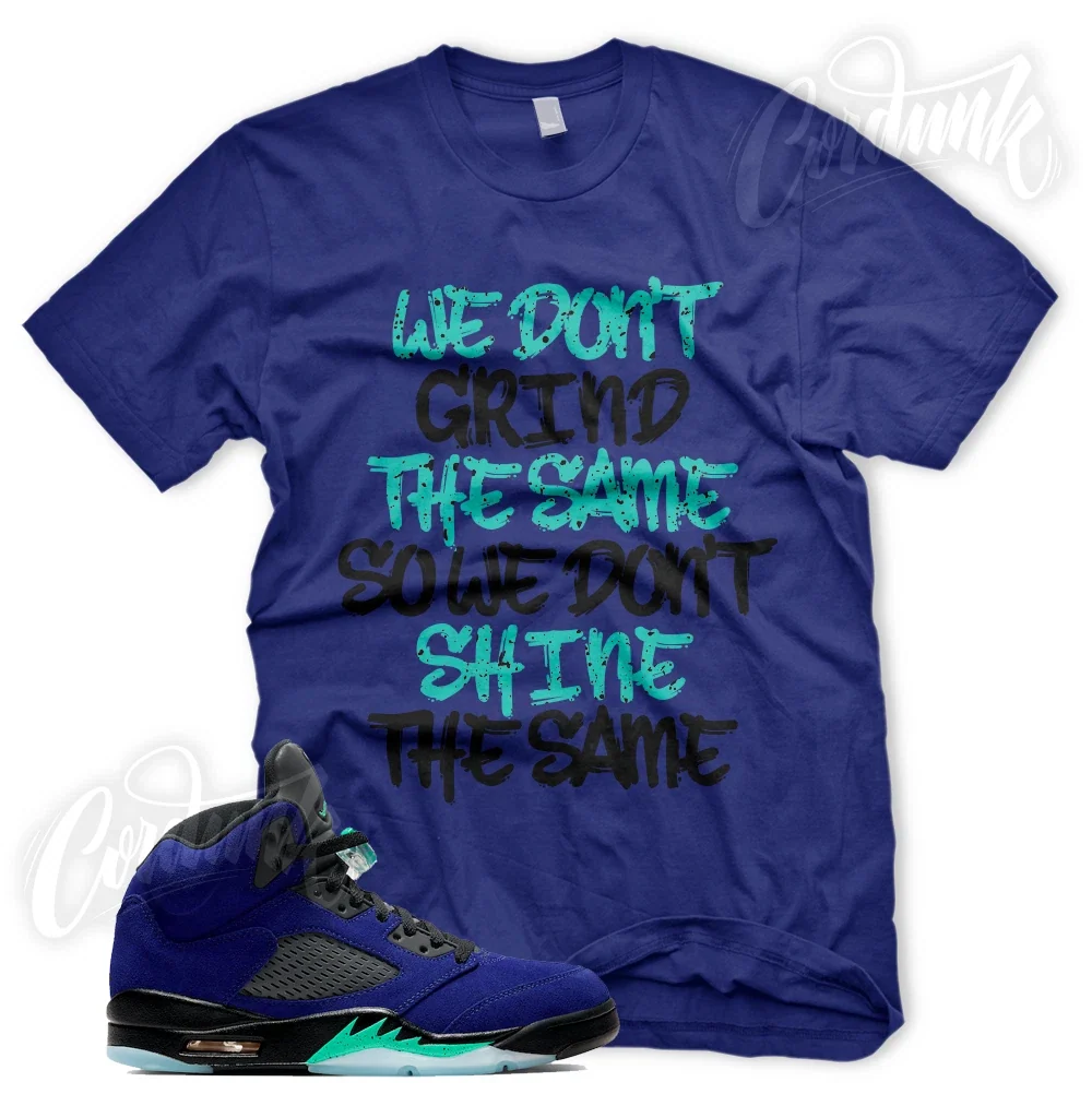 New "GRIND DIFFERENT" Sneaker T Shirt for J1 5 Alternate Grape Unisex