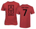 South Korea Soccer #7 Heung-Min Son World Football Adult and Youth Unisex