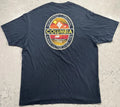 Columbia Sportswear Mens 2XL XXL Navy Blue Graphic Short Sleeve Logo Tee Unisex