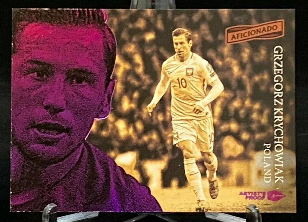 2016-17 Aficionado Artist's Proof Purple #112 Grzegorz Krychowiak Poland /99 Unisex