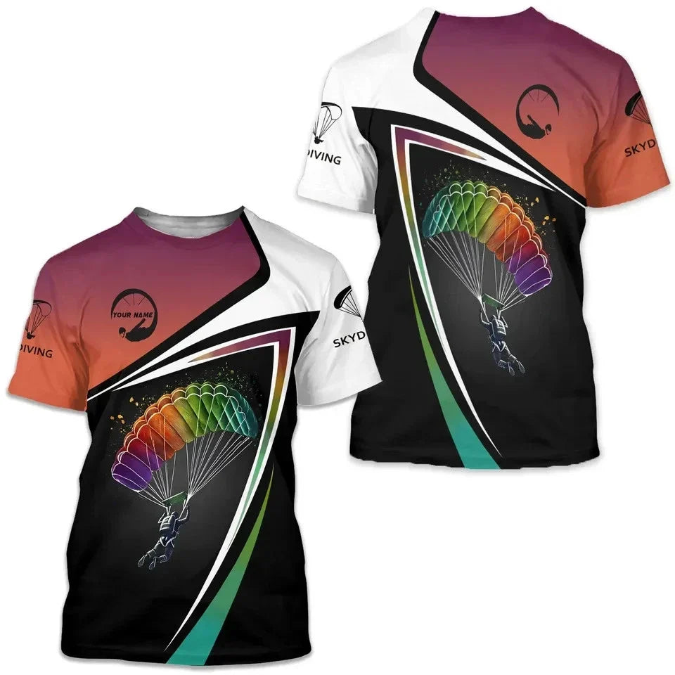 Custom Skydiving 3D - Personalized Parachute Design V219 Unisex