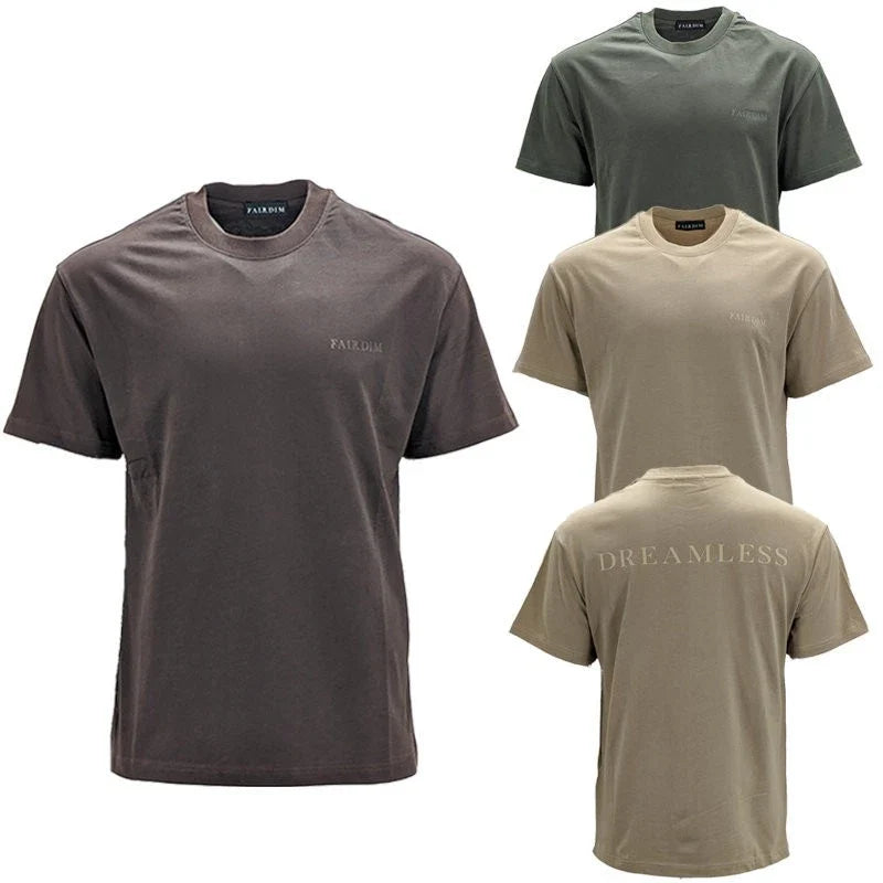 FAIRDIM Mens T Shirts Crew Neck Casual T Shirt Short Sleeve Summer Plain Tee New Unisex