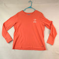Life is Good Crusher Orange Mens Long Sleeve XL Shirt Palm Tree Keep Simple Unisex
