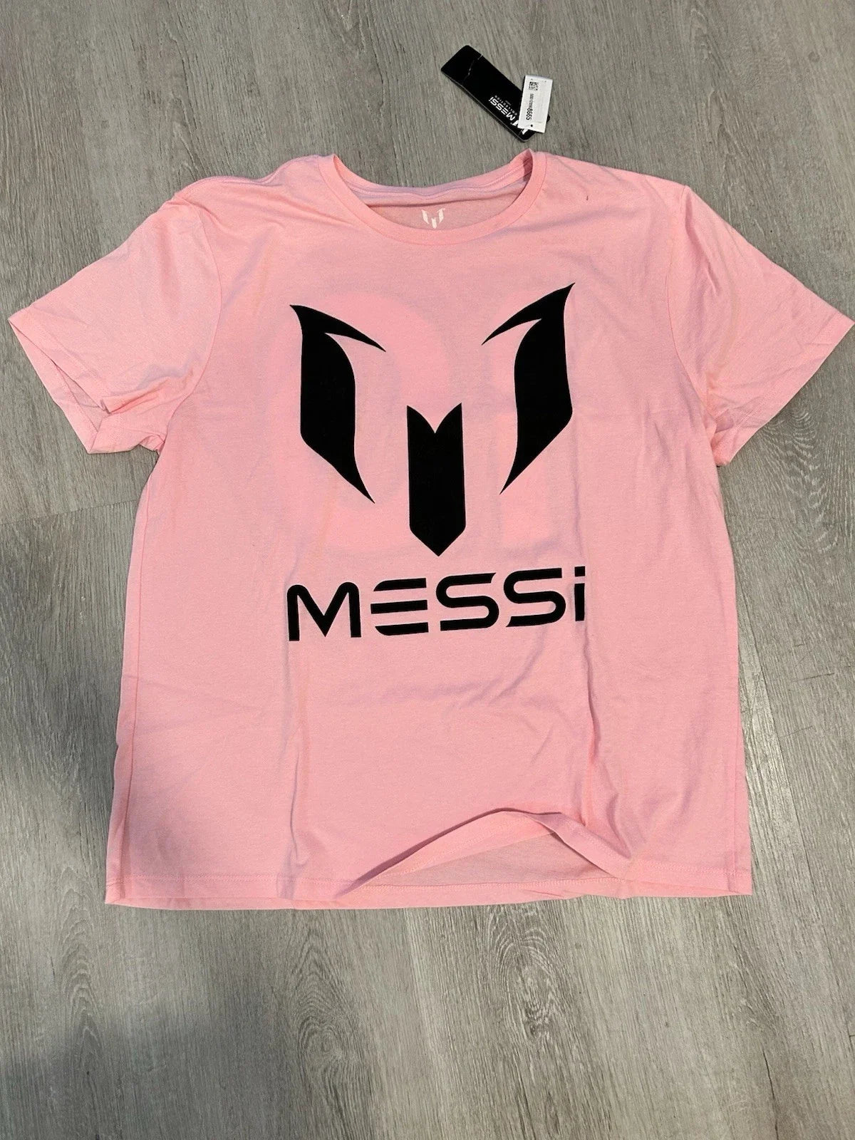 NWT Men’s Messi Collection Men’s Soccer Pink Black Logo Size XL MIAMI FC Unisex