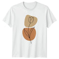 Simple Line Art Tulip Bloom Minimalist Art Floral Botanical Birthday Unisex