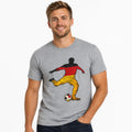 German Flag Soccer Player Football Silhouette World Cup Fan Tee Unisex