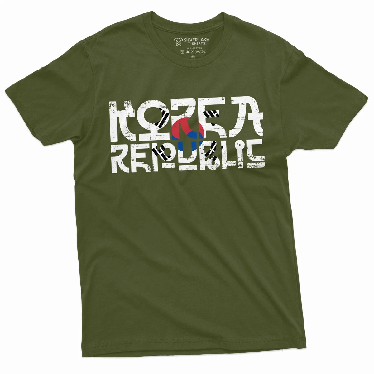 South Korea Korean Republic Shirt Flag Coat of arms Football Soccer Tee Unisex