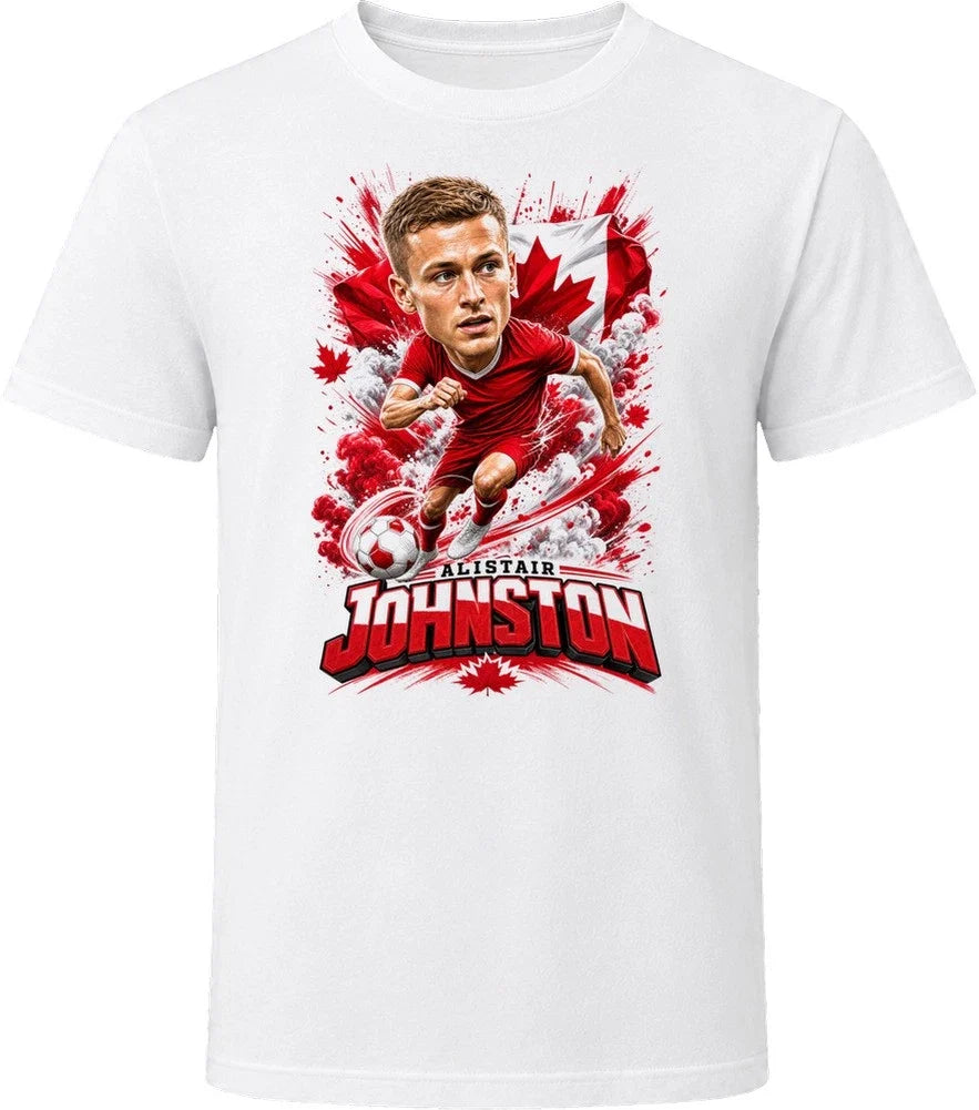Alistair Johnston Canada Soccer Caricature 2026 World Cup T Shirt Unisex
