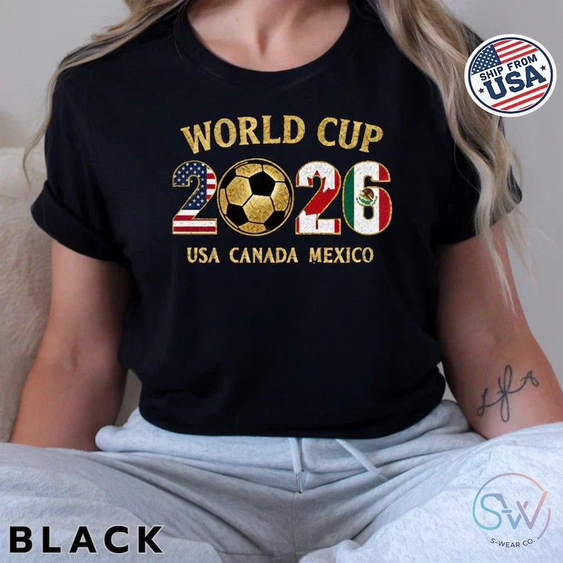 2026 World Cup Soccer Fan Shirt, Football Supporter Shirt Unisex