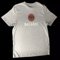 NEW Bacardi Rum Logo Gray Short Sleeved Shirt Men’s Size Large SUPER SOFT Unisex