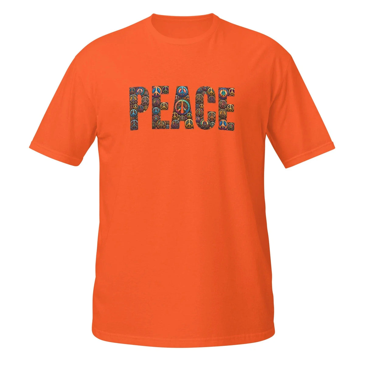 Peace Orange Short-Sleeve Unisex Unisex