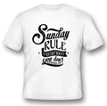 Sunday rule if you can't reach it you don't need it black or white Tee Unisex