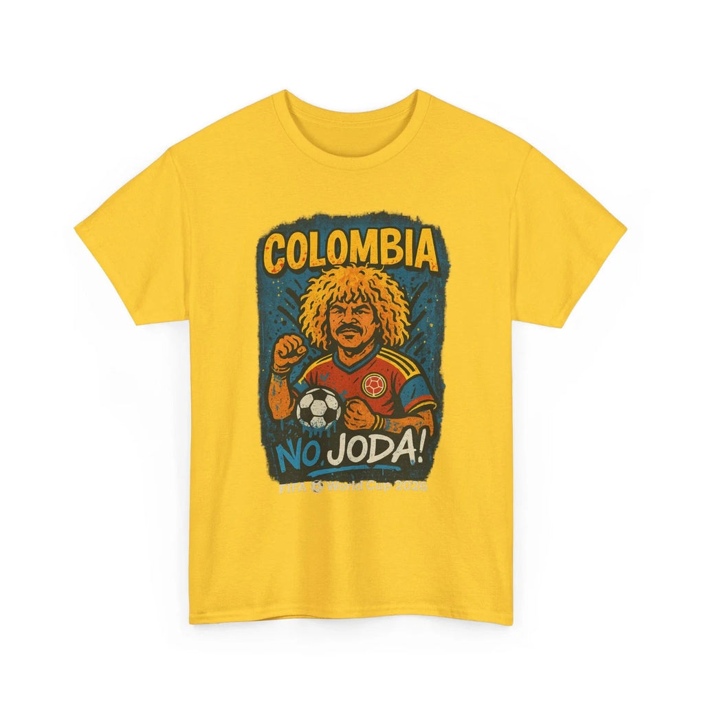 Colombia Pibe Valderrama No Joda Soccer Shirt 2026 | Football World Cup Tee Unisex