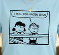 I Still Miss Warren Zevon , Peanuts Style Shirt, Classic Rock Tee Unisex