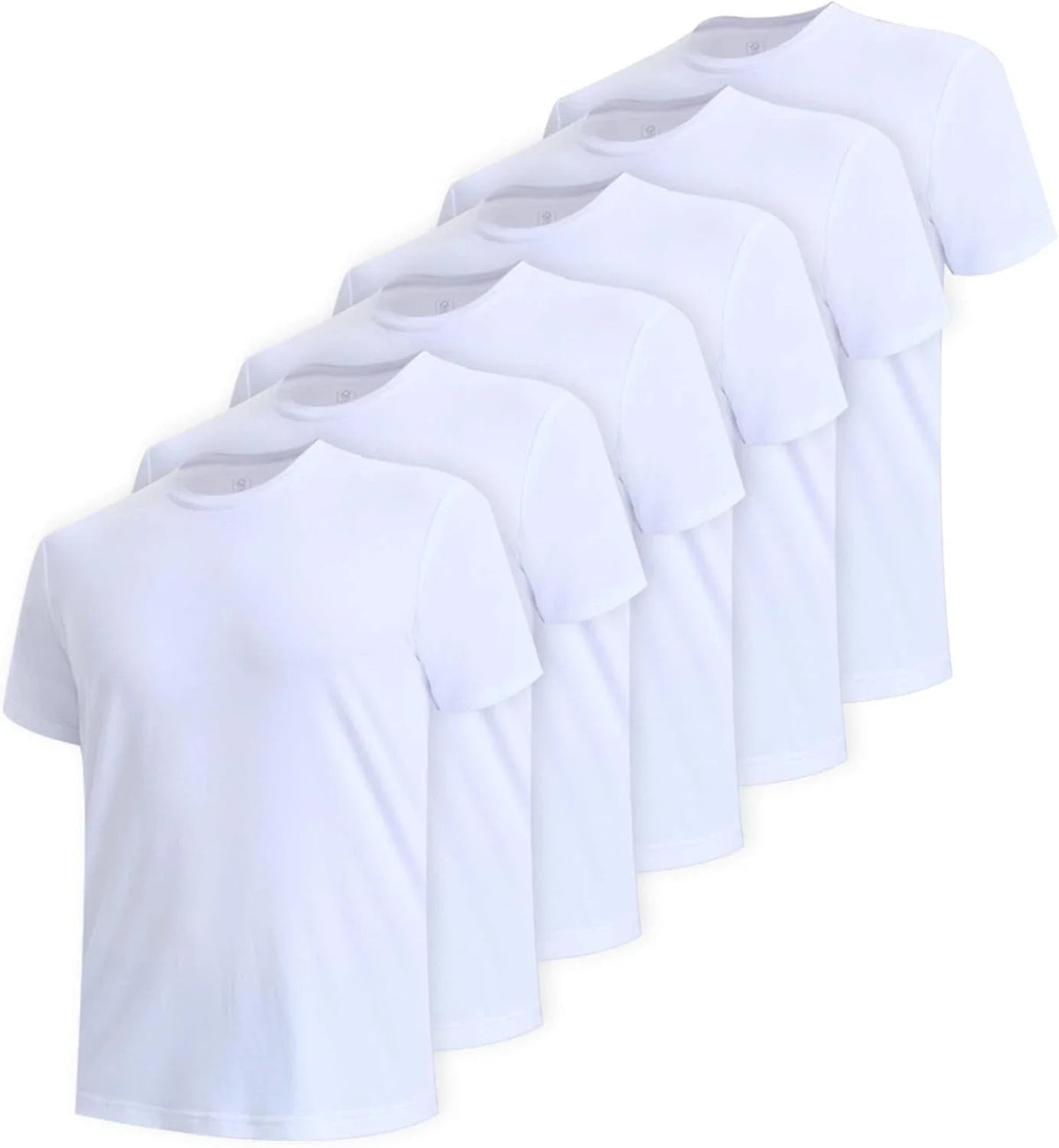 BAMBOO COOL Men Undershirts Moisture-Wicking Crewneck T Shirts, Breathable Unisex