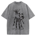 100% Cotton Oversized , Smoke Hand Art Vintage Streetwear Unisex Tee Unisex
