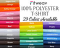 100% polyester , Dri fit , Fitweav Unisex blank sublimation shirts Unisex