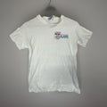 Vintage 1995 NPSL Soccer League White Graphic Tee Tshirt Made In USA Sc2 Unisex