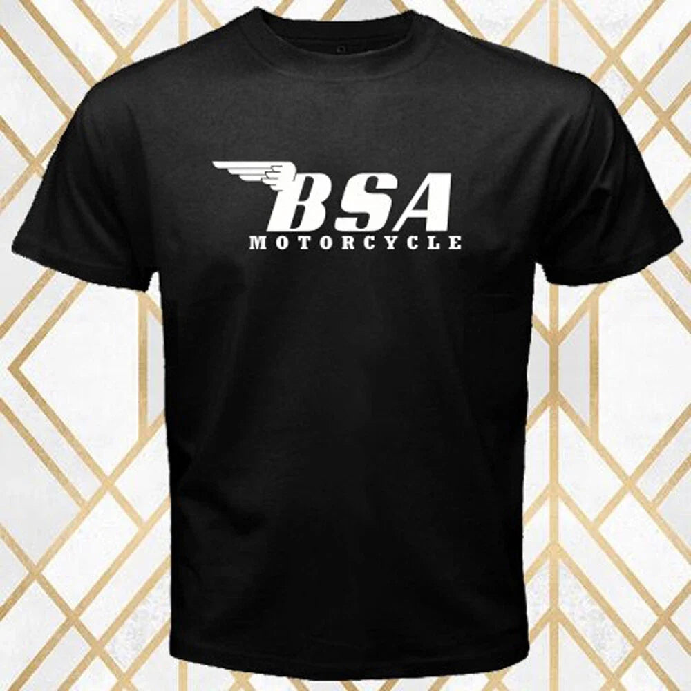BSA Motorcycles Men's Black Size S - 3XL Unisex