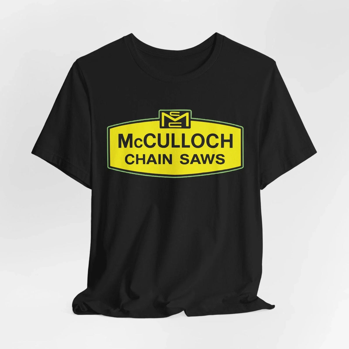 Graphic Unisex Tee McCulloch Chainsaw Logo Funny Workwear S–5XL Unisex